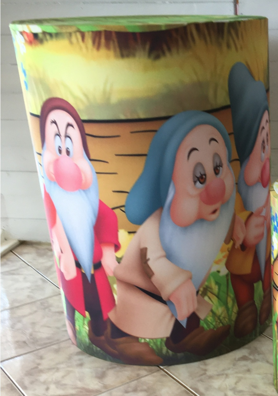 Capa Cilindro G - Anões - LÊ FESTAS LOCAÇÃO DE 