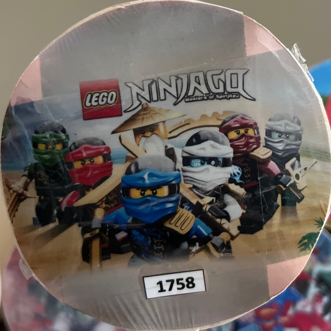 Tecido Painel Redondo 1,5M - Ninjago - LÊ FESTAS LOCAÇÃO DE 