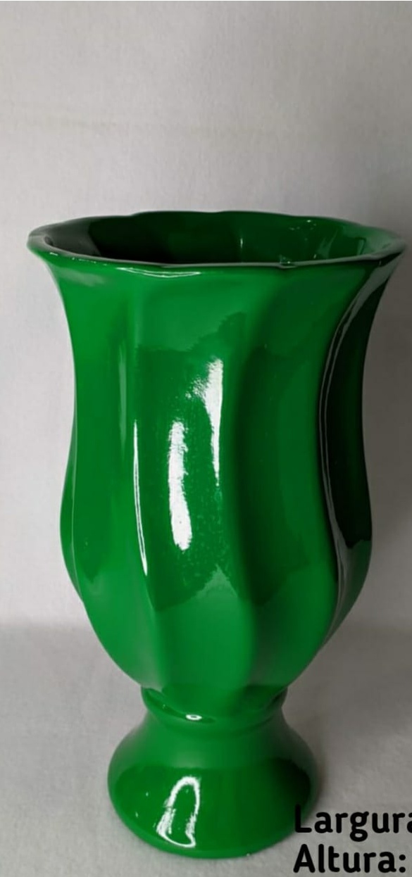 Vaso Campestre Ii Verde Bandeira Er3691 - LÊ FESTAS LOCAÇÃO DE 