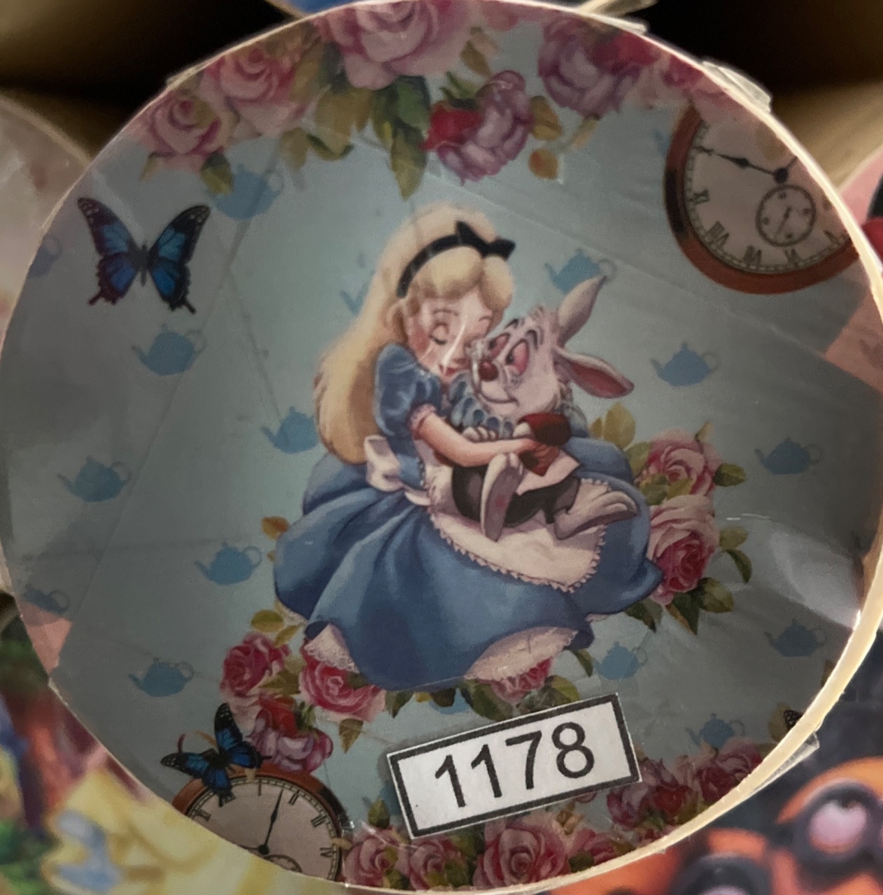 Tecido Painel Redondo 1,5M Alice No Pais das Maravilhas - LÊ FESTAS LOCAÇÃO DE 