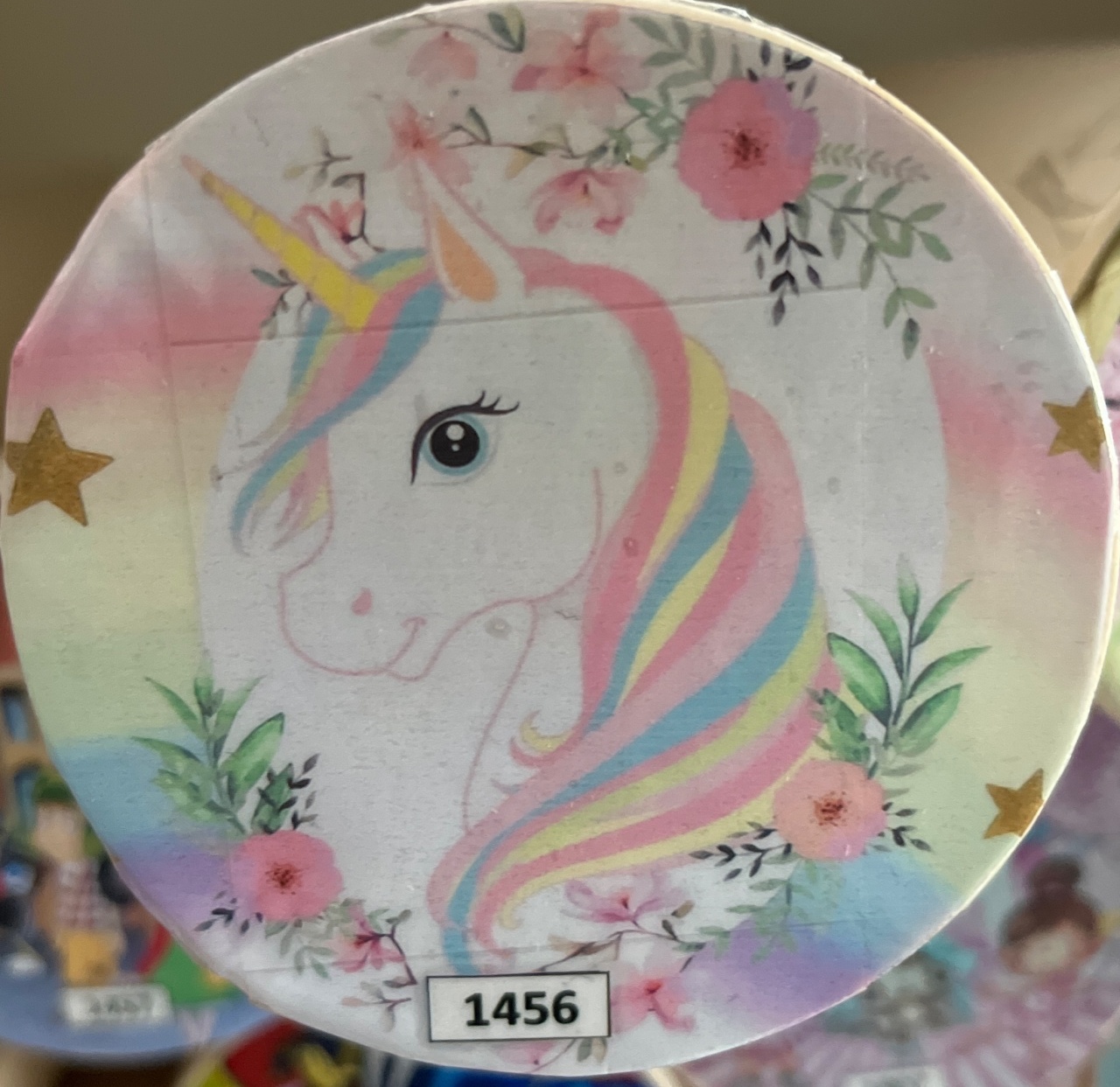Tecido Painel Redondo 1,5M - Unicornio - LÊ FESTAS LOCAÇÃO DE 