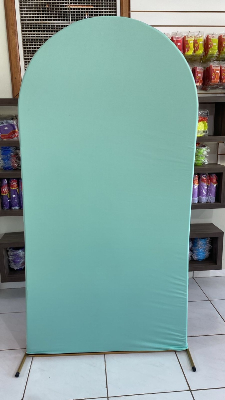 Tecido Painel Romano 2X1M - Dupla Face Liso Verde Bebe/Lílas - LÊ FESTAS LOCAÇÃO DE 