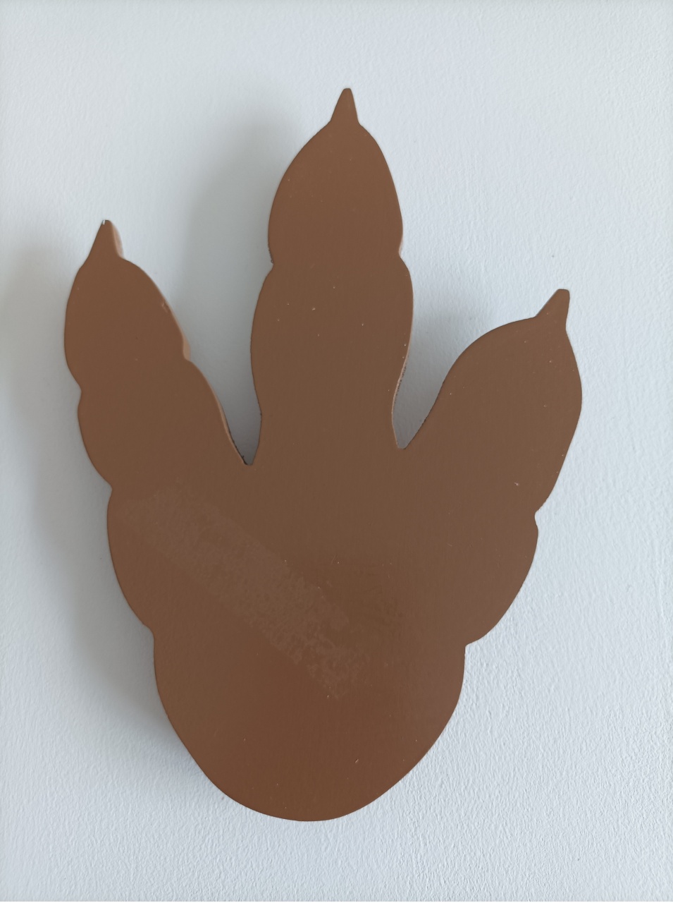 Bandeja Pegada Dinossauro Marrom - Ateliê da Re
