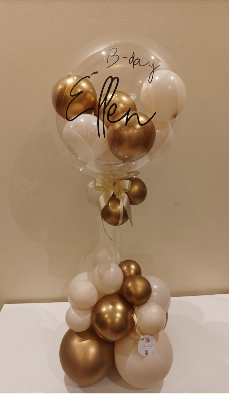 Balão Bolha Na Vareta Base Desconstruida - Ateliê da Re