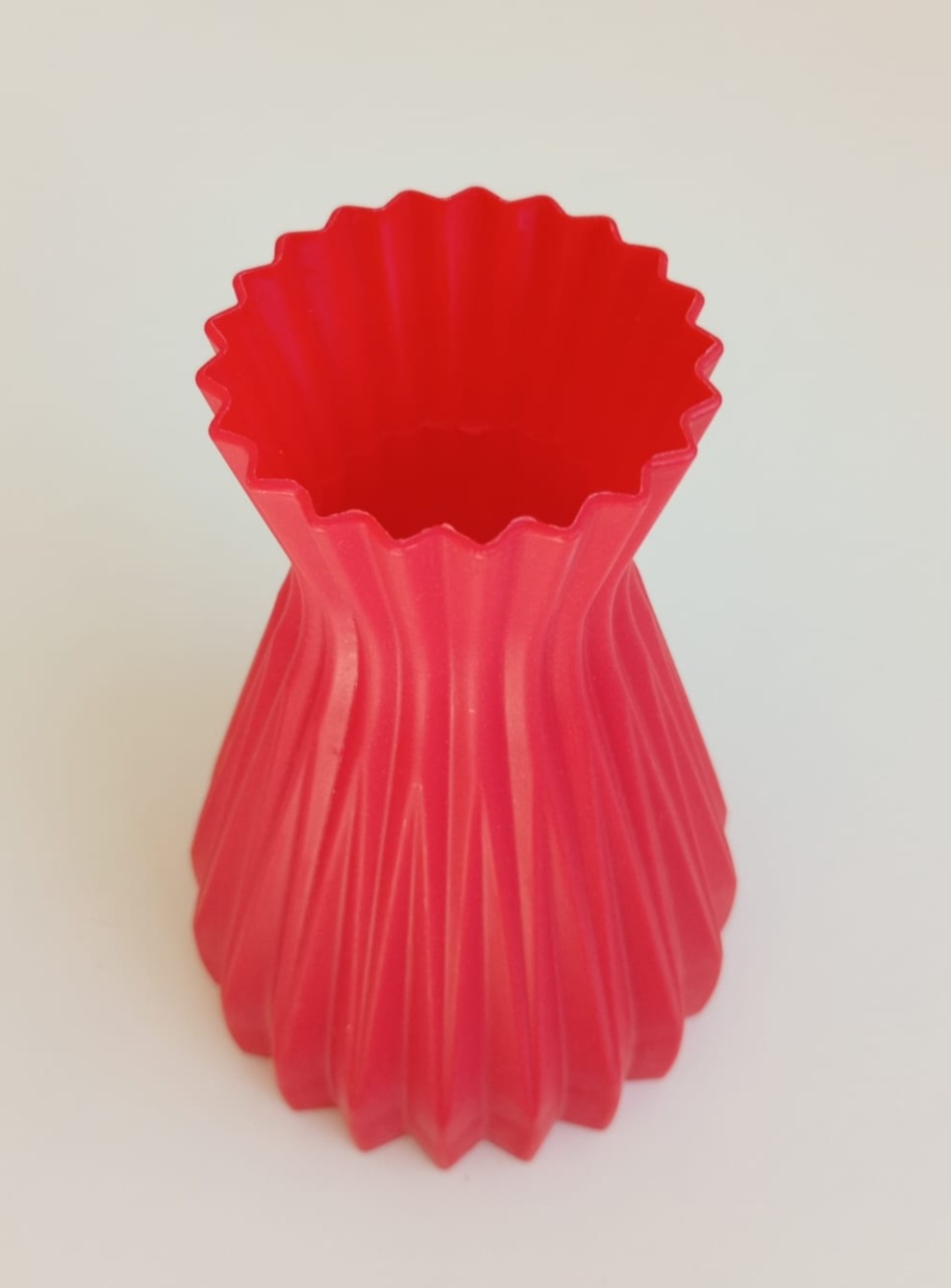 Vaso Vermelho - Ateliê da Re