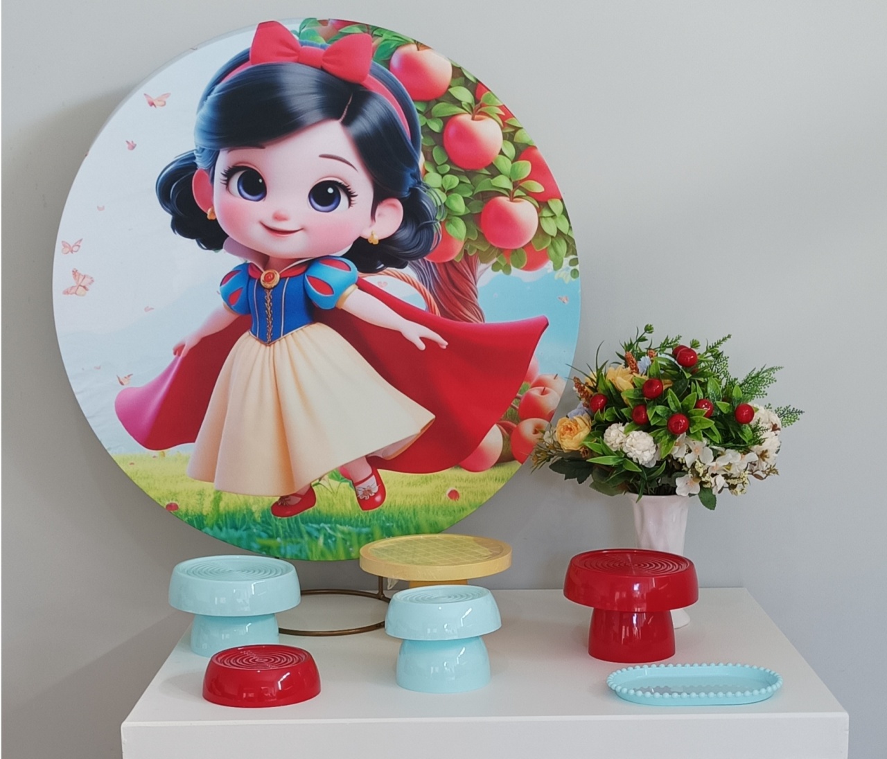 Festa Na Mesa Celebre Branca de Neve - Ateliê da Re