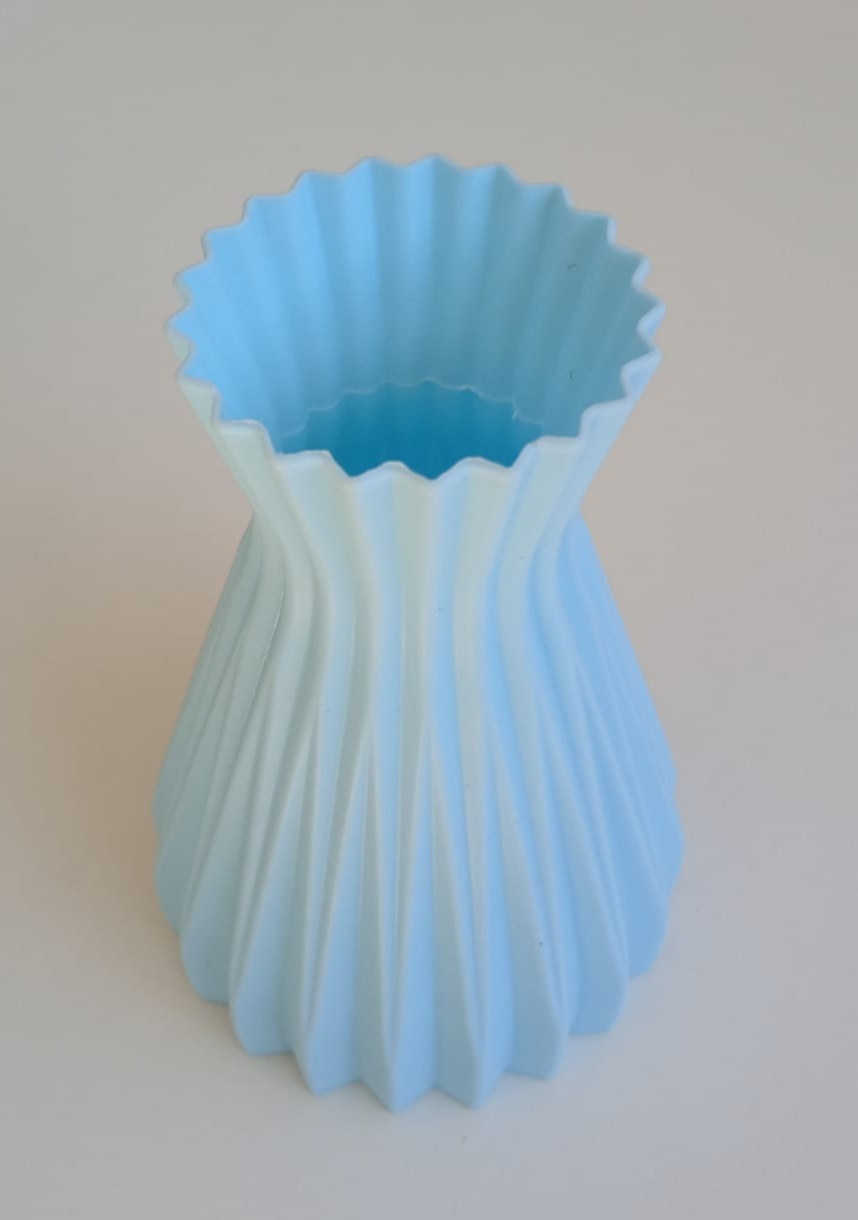 Vaso Azul Candy - Ateliê da Re