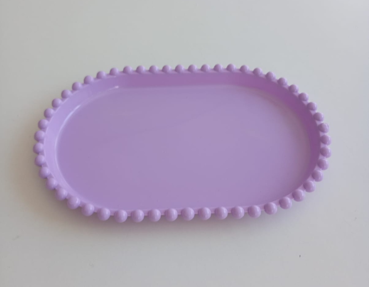Bandeja Pl Rasa Lilás Candy - Ateliê da Re