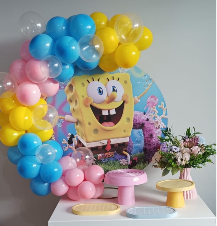 Festa Na Mesa Celebre Bob Esponja - Ateliê da Re