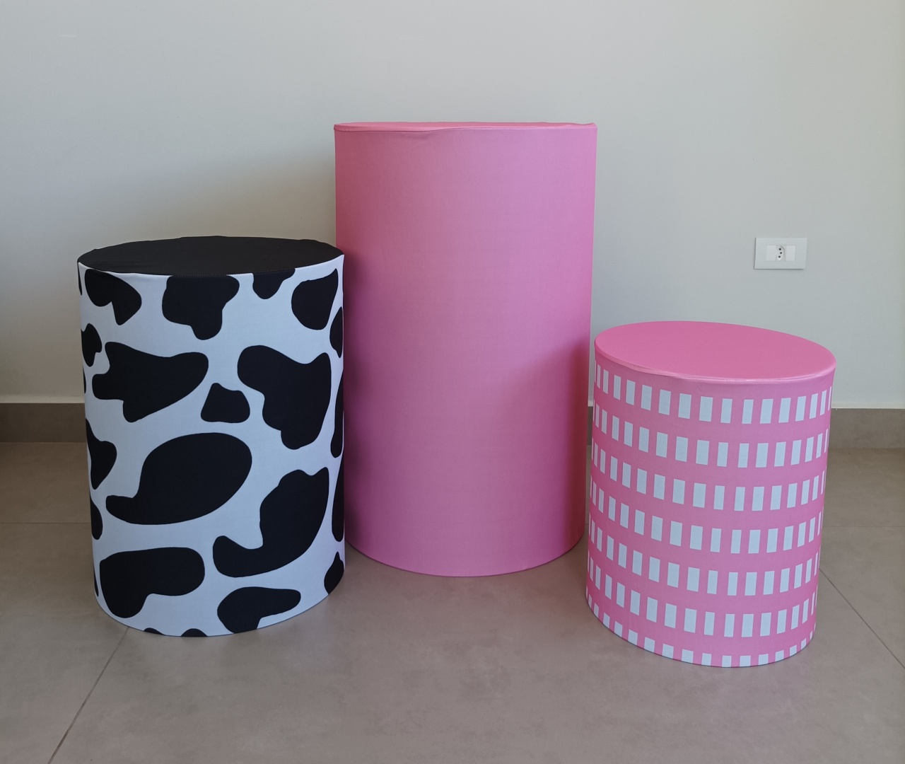 Capa Cilindro Fazendinha Rosa - Ateliê da Re