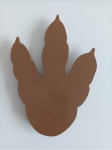 Bandeja Pegada Dinossauro Marrom - imagem 2