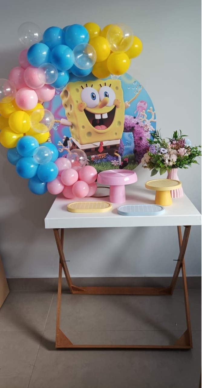 Festa Na Mesa Comemore Bob Esponja - Ateliê da Re