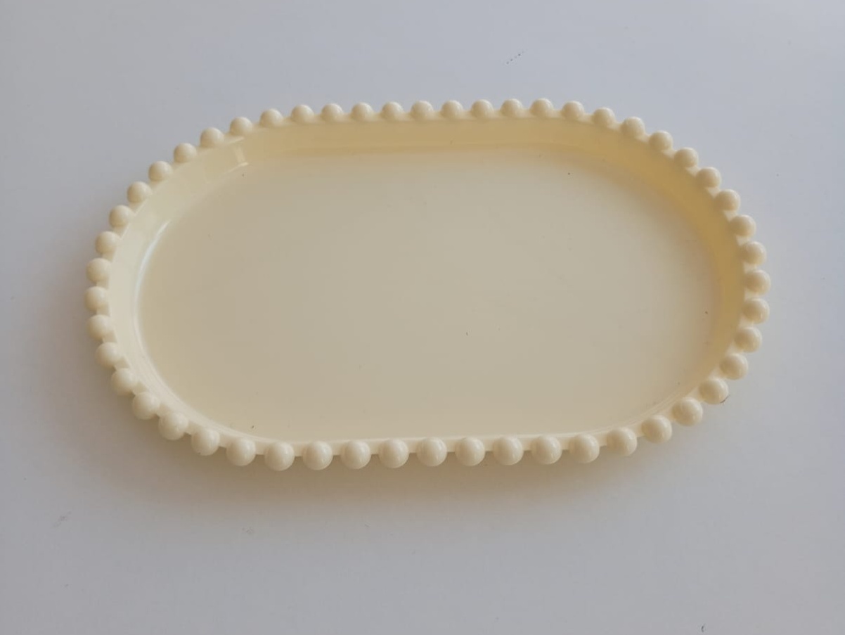 Bandeja Pl Rasa Amarelo Candy - Ateliê da Re