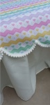 Kit Toalha Chifon Com Coração Candy - imagem 1
