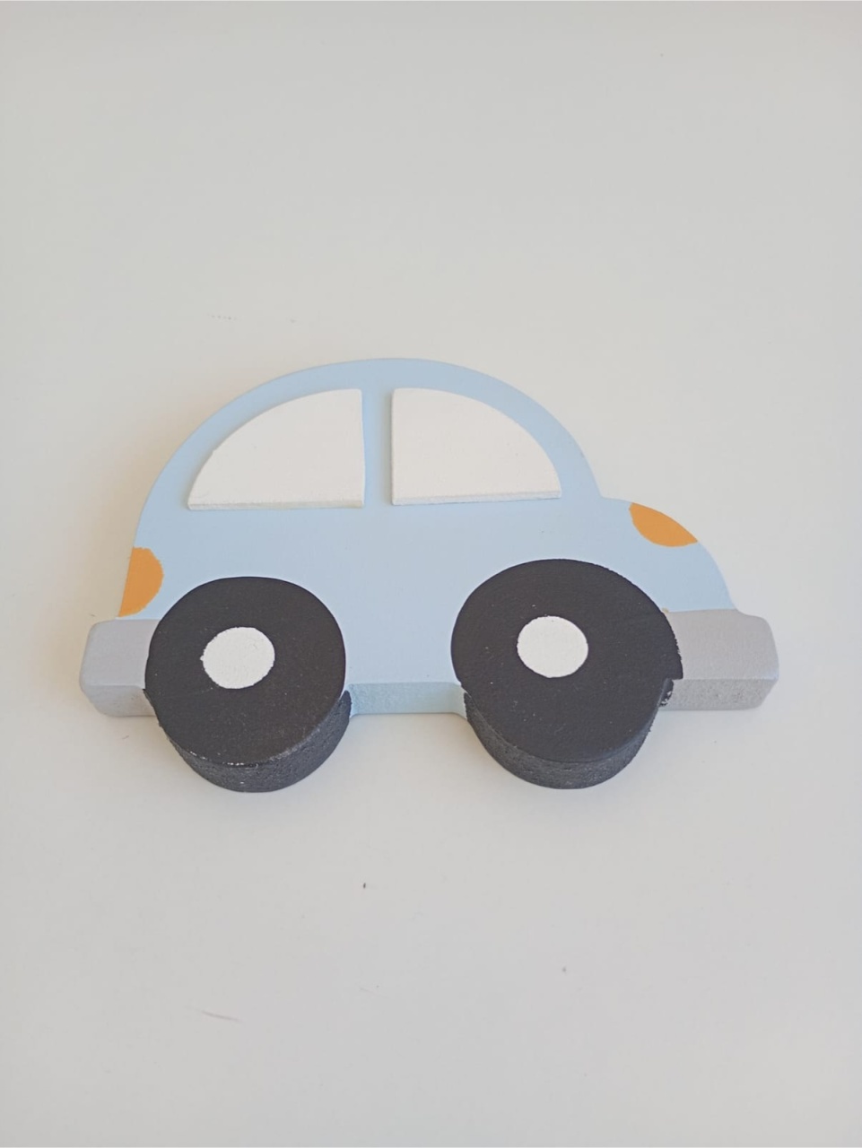 Carrinho de Madeira Azul - Ateliê da Re
