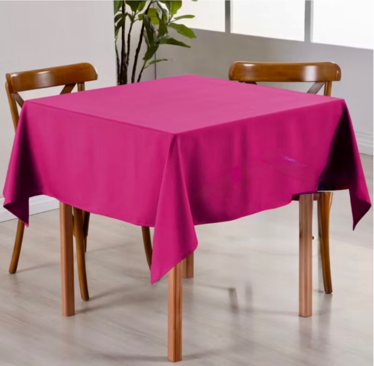 Toalha de Mesa 1,5X1,5 Pink - Aninha Fest 