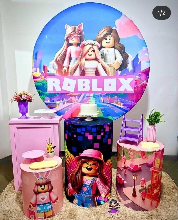 Roblox Menina - Cômoda 1 Painel - Aninha Fest 