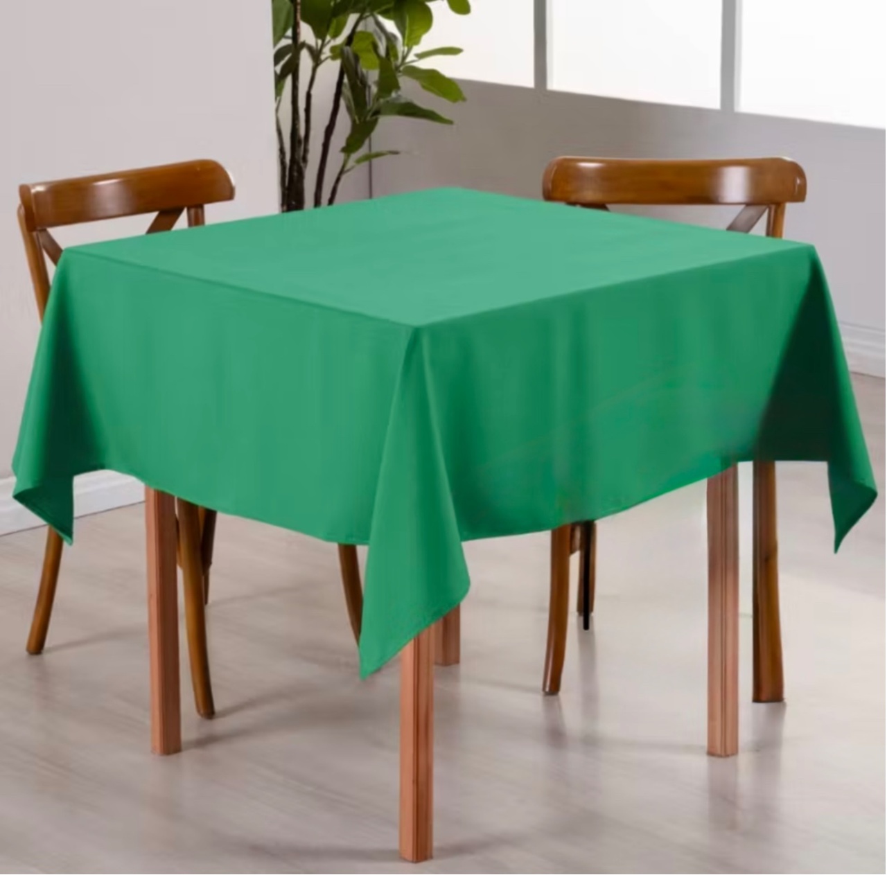 Toalha de Mesa 1,5X1,5 - Verde - Aninha Fest 