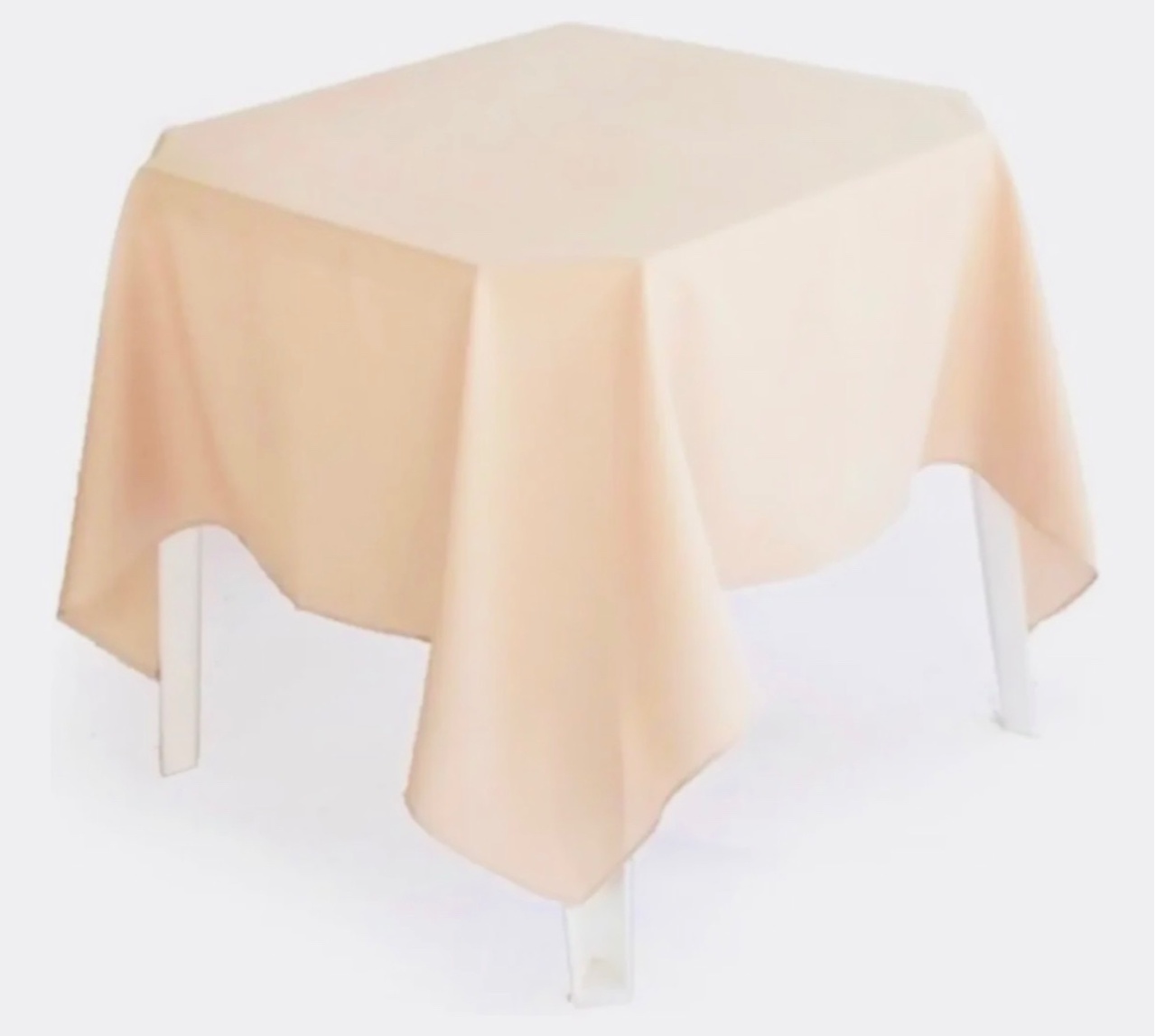 Toalha de Mesa 1,5X1,5 - Nude - Aninha Fest 