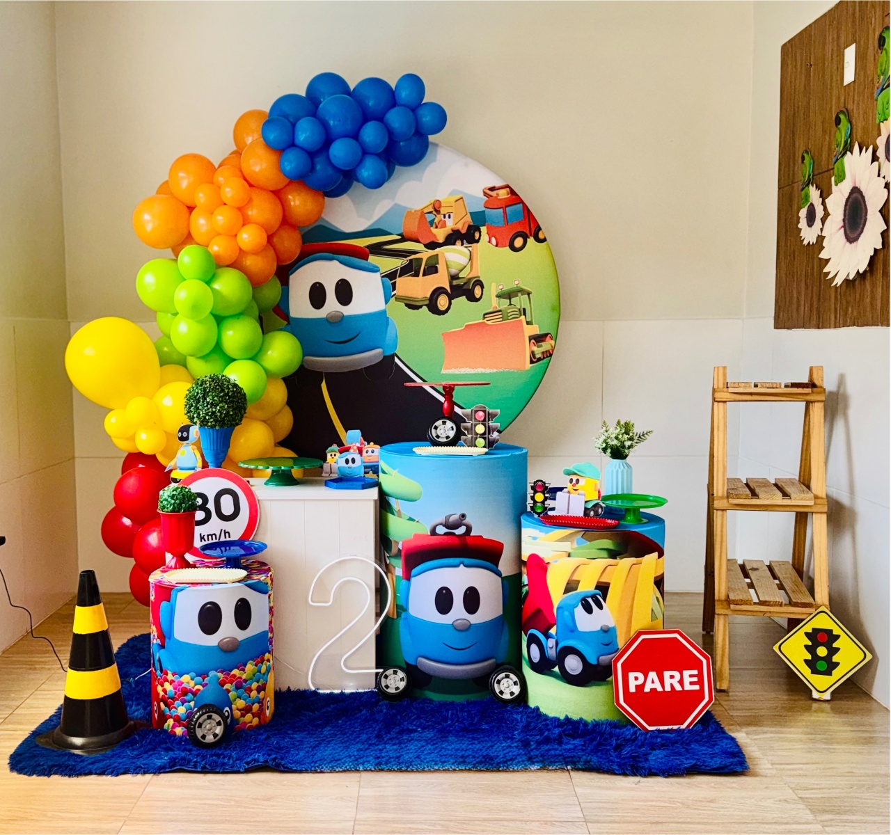 Decoração Completa Léo Caminhões 🚛 - Aninha Fest 