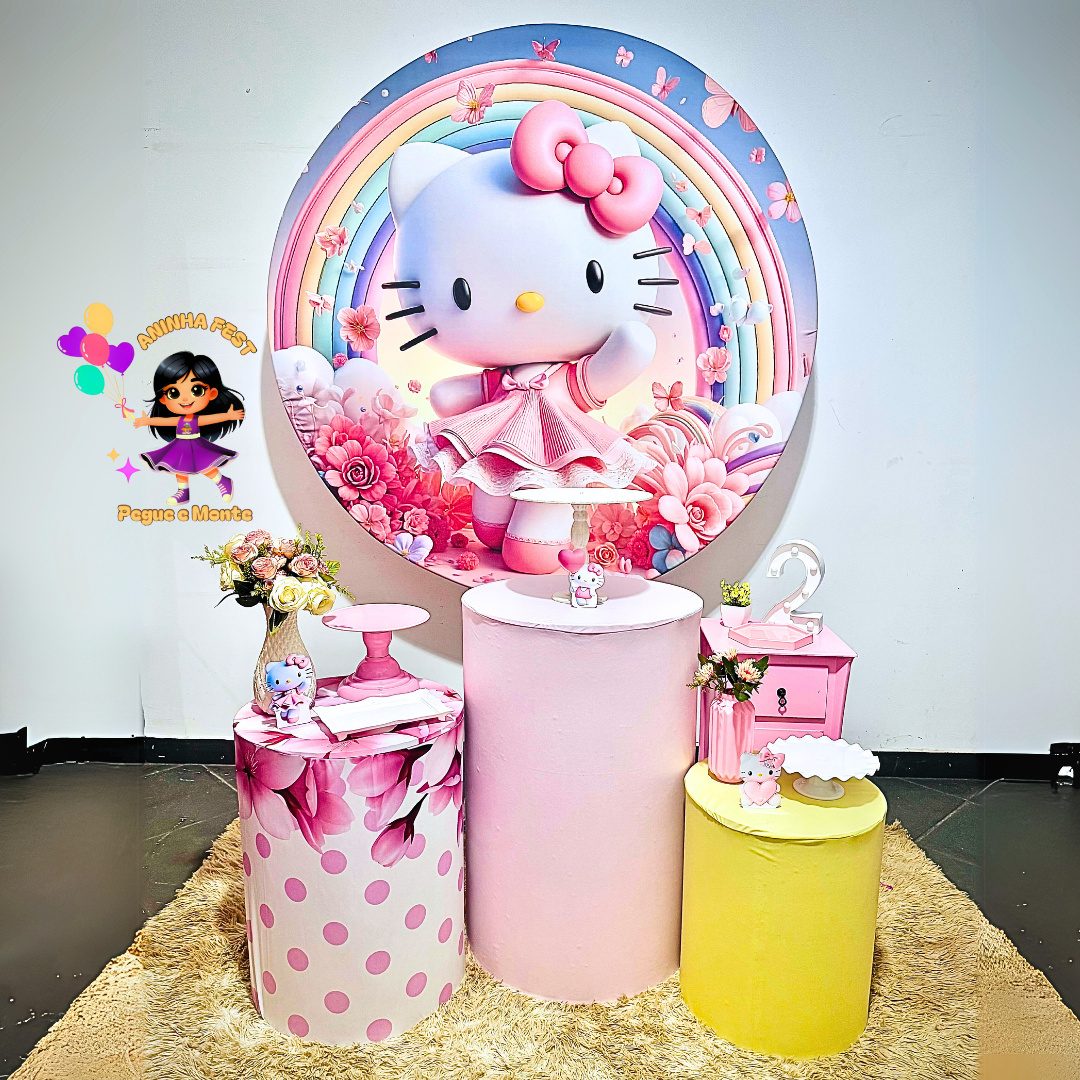 Hello Kit 🎀 Cômoda 1 Painel - Aninha Fest 