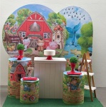 Fazendinha Verde - Kit 3 Infantil (Romano Verde Ou Sublimado) - imagem 2