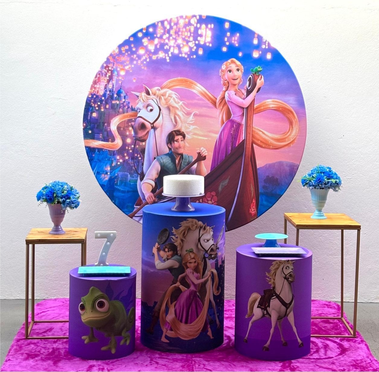 Rapunzel - Kit 2 (Mesinhas) - Tamires Pegue e Monte Uberaba