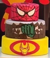 Bolo Fake - Vingadores - Tamires Pegue e Monte Uberaba