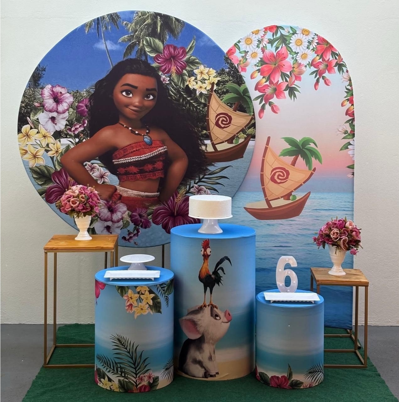 Moana - Kit 3 (Mesinhas) - Tamires Pegue e Monte Uberaba