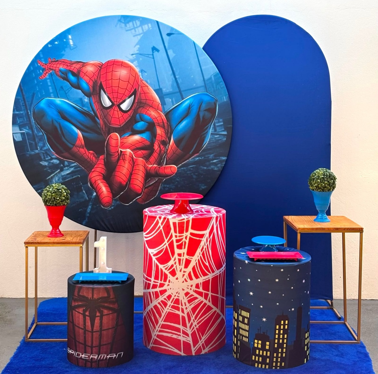 Homem Aranha 1 - Kit 4 (Mesinhas) - Tamires Pegue e Monte Uberaba