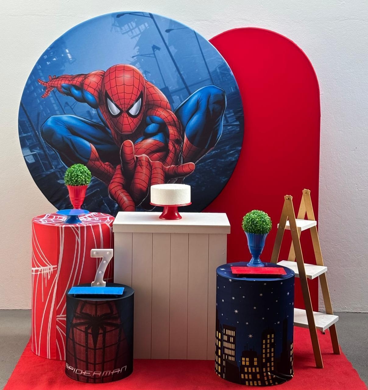 Homem Aranha 1 - Kit 3 Vermelho - Tamires Pegue e Monte Uberaba