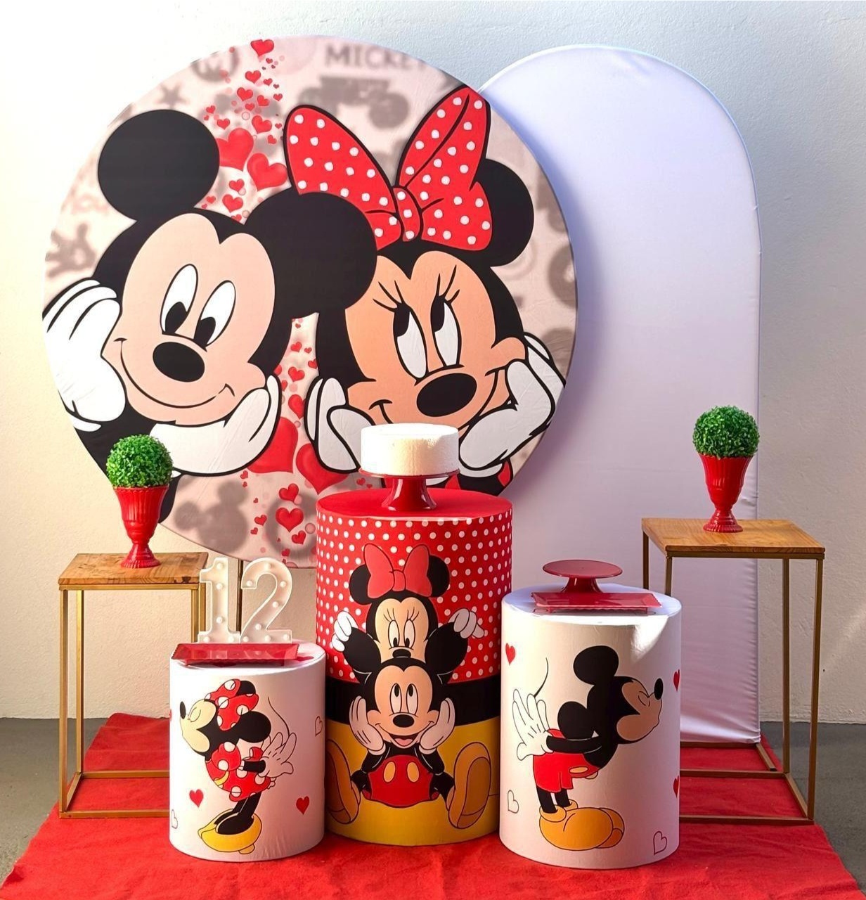 Mickey E Minnie - Kit 3 (Mesinhas) - Tamires Pegue e Monte Uberaba