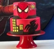 Bolo Fake - Homem Aranha - Tamires Pegue e Monte Uberaba