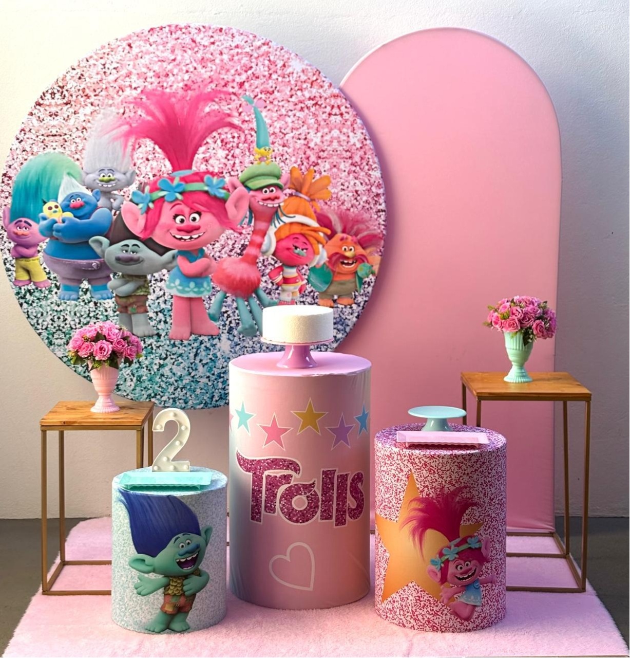 Trolls - Kit 3 (Mesinhas) - Tamires Pegue e Monte Uberaba