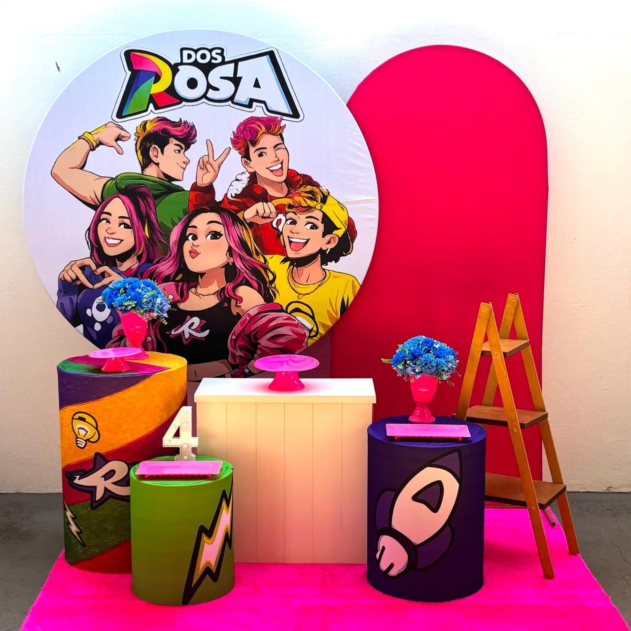 dos Rosa - Kit 3 Infantil (Romano Rosa Pink) - Tamires Pegue e Monte Uberaba