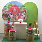 Fazendinha Verde - Kit 3 Infantil (Romano Verde Ou Sublimado) - imagem 1