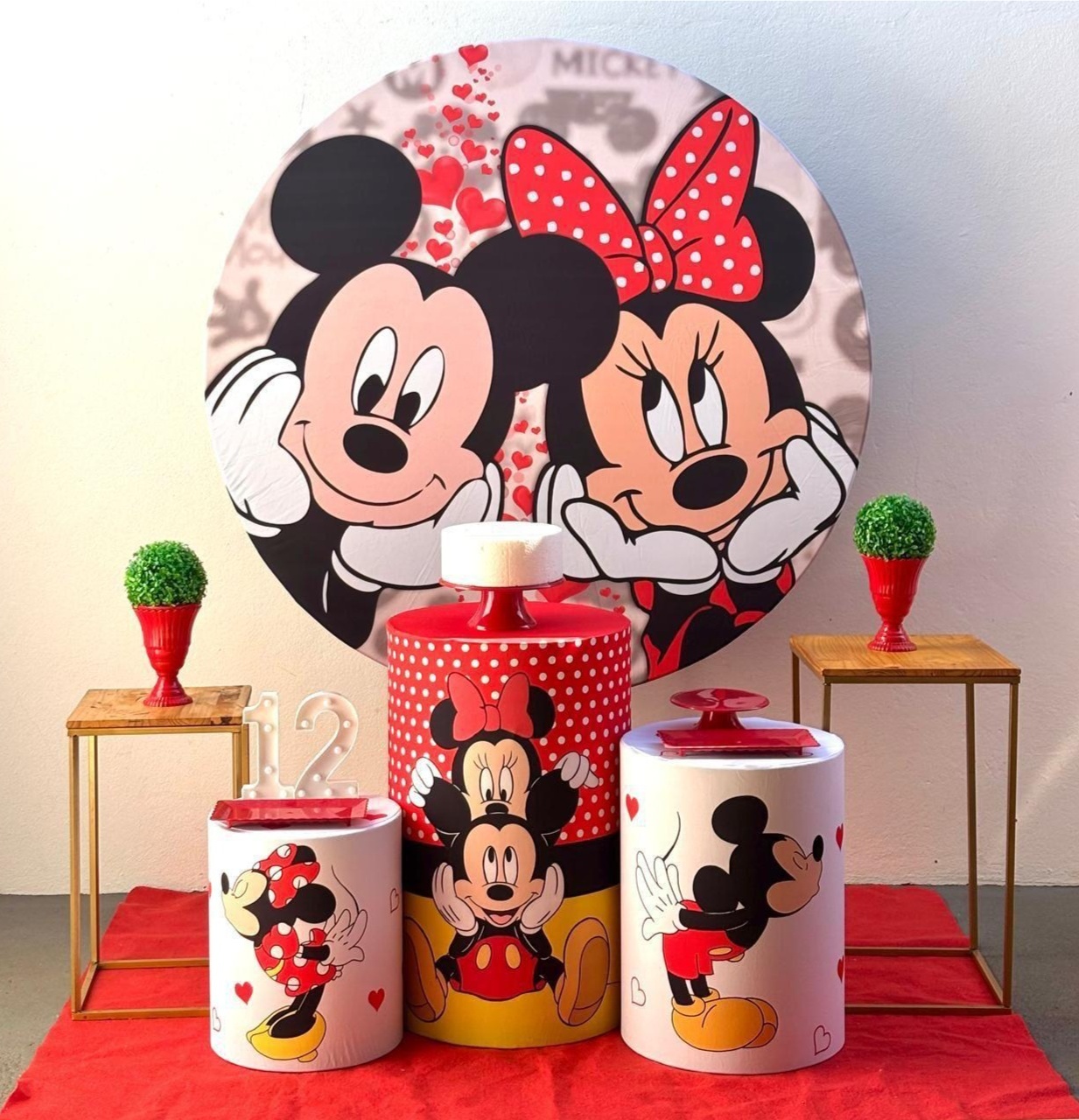 Mickey E Minnie - Kit 2 (Mesinhas) - Tamires Pegue e Monte Uberaba