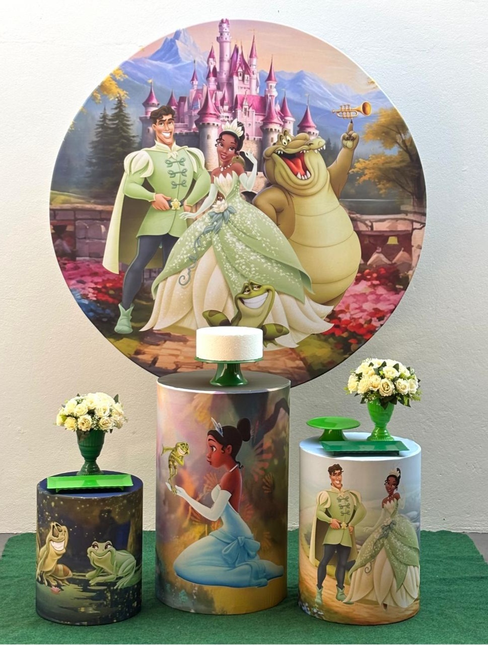 A Princesa Tiana E O Sapo - Kit 1 - Tamires Pegue e Monte Uberaba