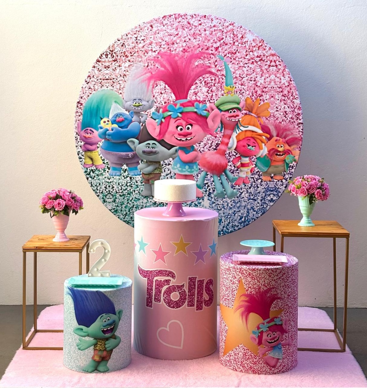Trolls - Kit 2 (Mesinhas) - Tamires Pegue e Monte Uberaba