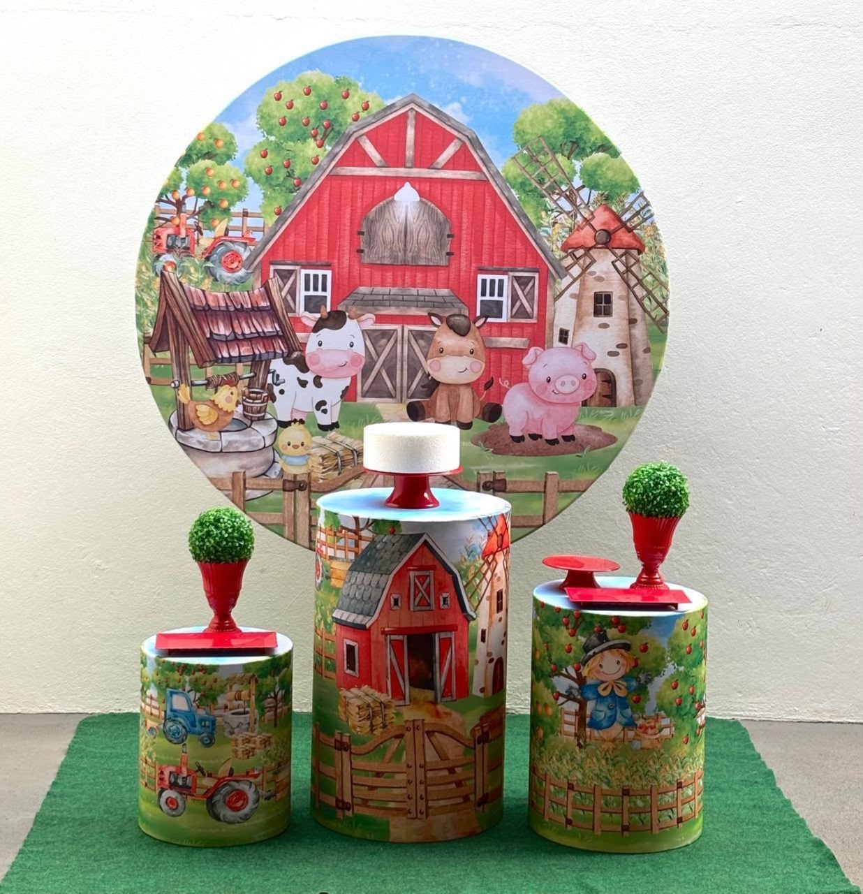 Fazendinha Verde - Kit 1 Infantil - Tamires Pegue e Monte Uberaba
