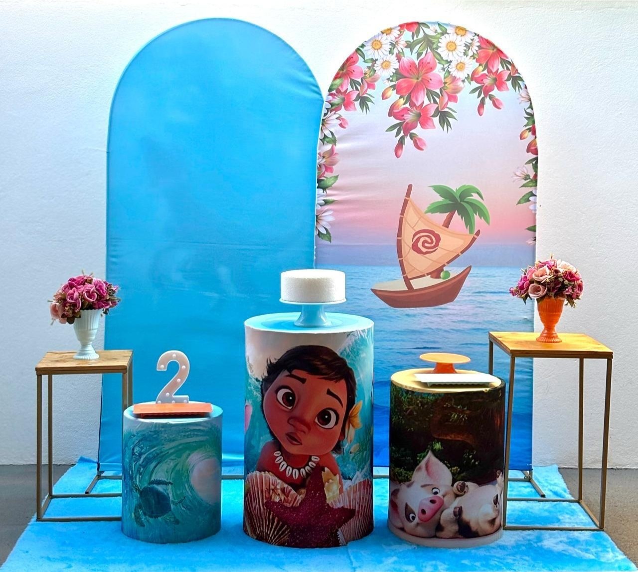Moana Baby - Kit 3 (Romanas Mesinhas) - Tamires Pegue e Monte Uberaba