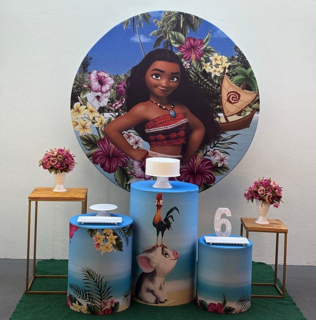 Moana - Kit 2 (Mesinhas) - Tamires Pegue e Monte Uberaba