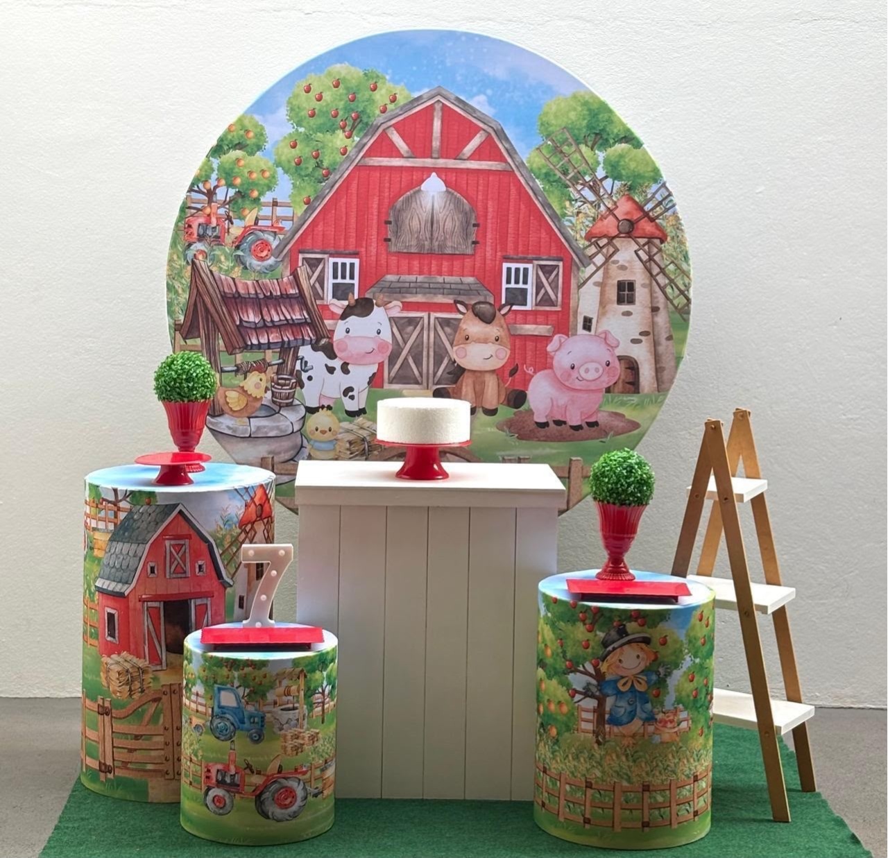 Fazendinha Verde - Kit 2 Infantil - Tamires Pegue e Monte Uberaba
