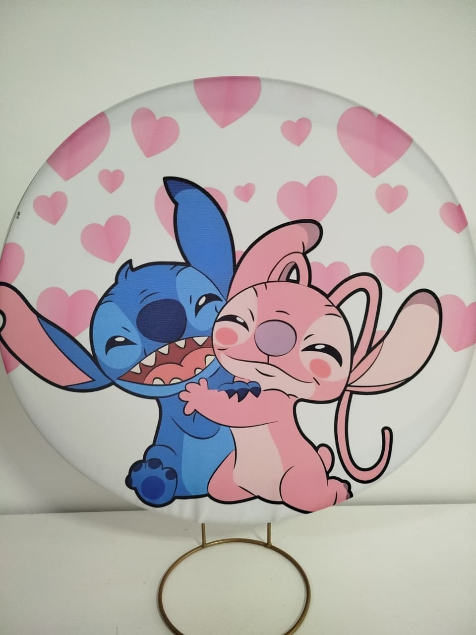 Painel de Mesa Stitch - Decoração de Mãe