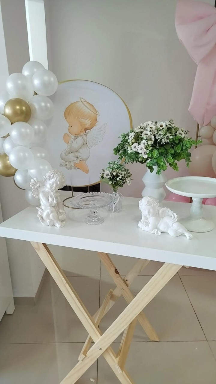 Kit Mesa Batizado - Decoração de Mãe