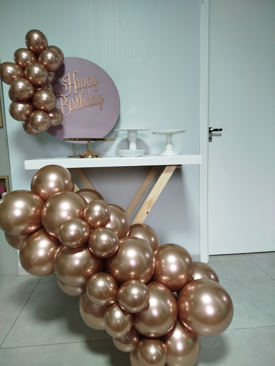 Kit Mesa Adulta Rose I - Decoração de Mãe