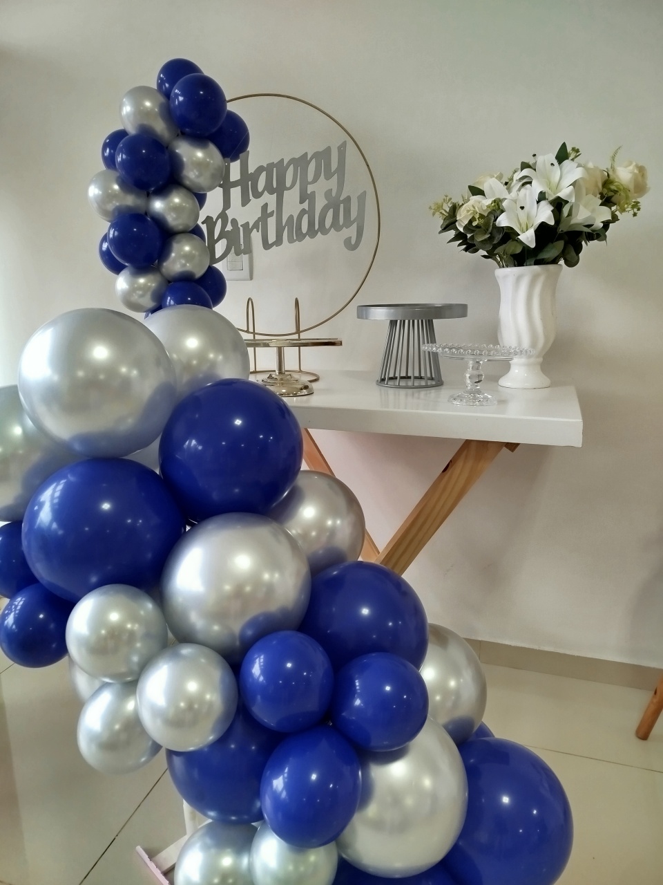 Kit Mesa Master Adulto Prata - Decoração de Mãe