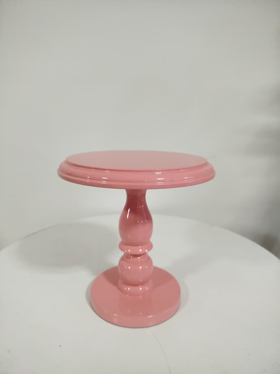 Boleira Rosa Claro Madeira M - Decoração de Mãe