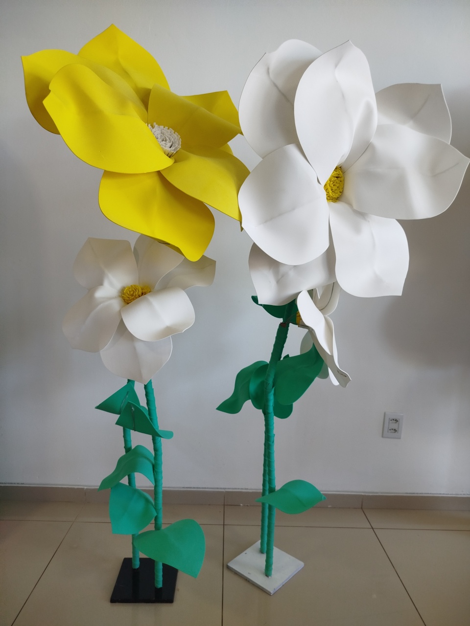 Flores Gigantes 2 Unidades - Decoração de Mãe