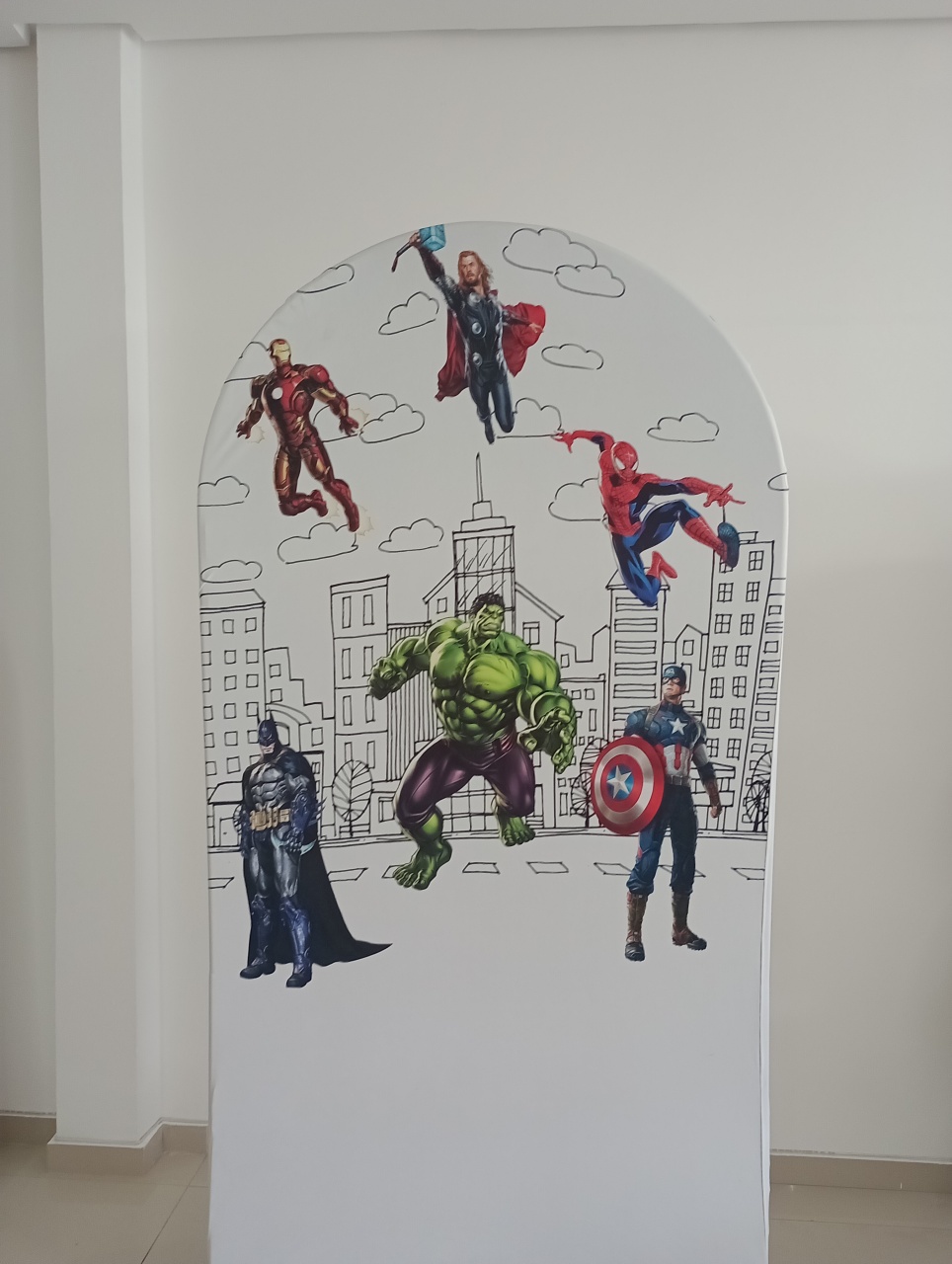 Capa Herois Romano 0,80X 1,80 - Decoração de Mãe